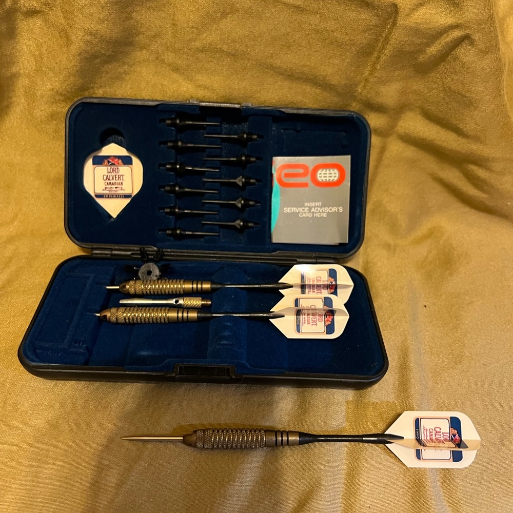 Professional Darts Set of (3) with Case Lord Calvert